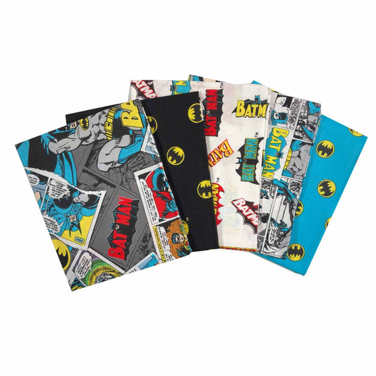 Batman fat Quarter Bundle,  Batman and Robin fabric