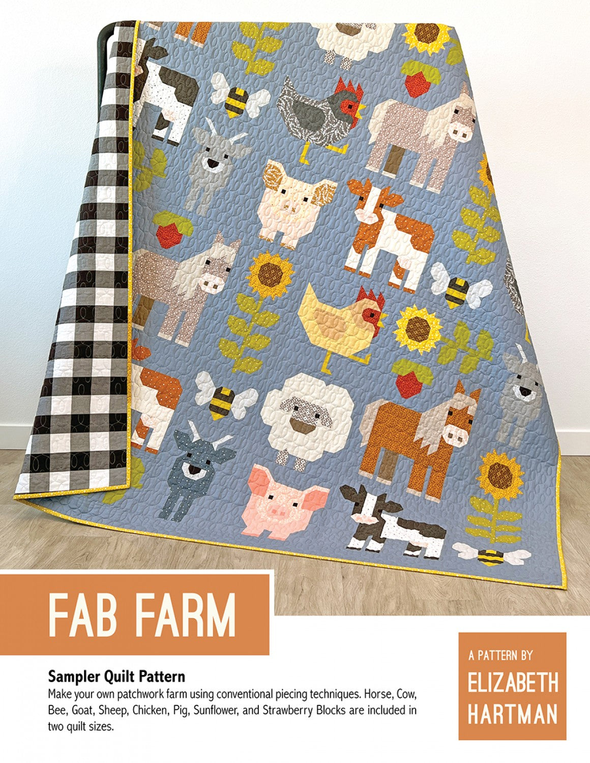 Fab Farm Quilt Pattern by Elizabeth Hartman - PATTERN ONLY