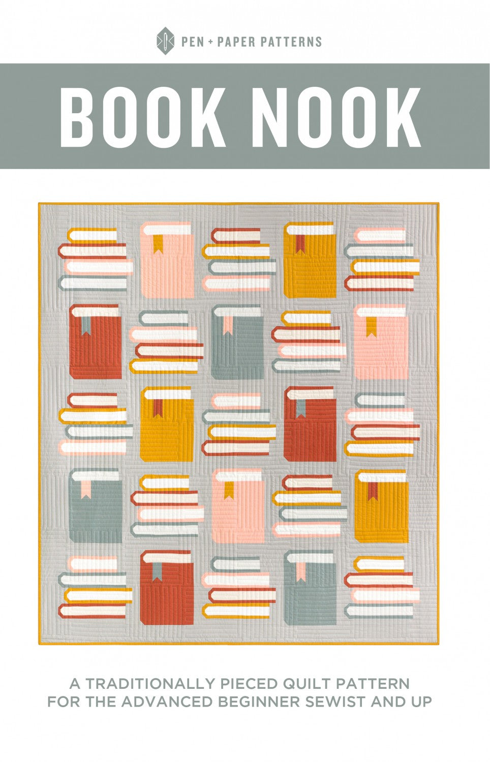 Book Nook Quilt Pattern - PATTERN ONLY